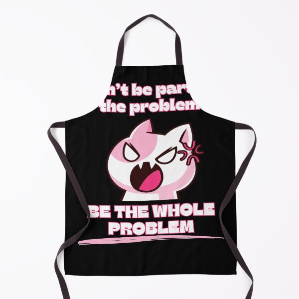 Item preview, The Whole Problem Funny Pink Cat Meme designed and sold by Starlett Designs.