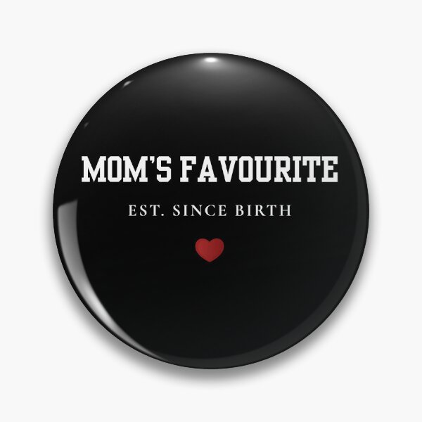 Item preview, Mom’s Favourite Est. Since Birth Funny Minimalist Typography Design designed and sold by DreamForge Collections.