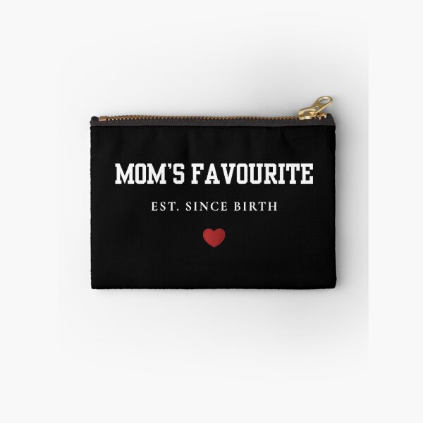 Item preview, Mom’s Favourite Est. Since Birth Funny Minimalist Typography Design designed and sold by DreamForge Collections.