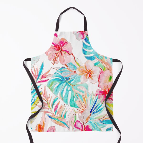 Item preview, Hawaiian Jungle Tropical Foliage, Summer Hues Watercolor designed and sold by PixDezines.