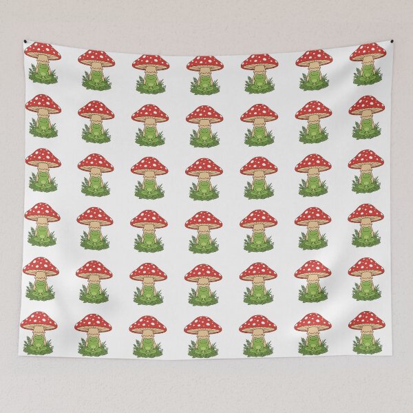 Item preview, Frog Under Mushroom designed and sold by AfriForma.