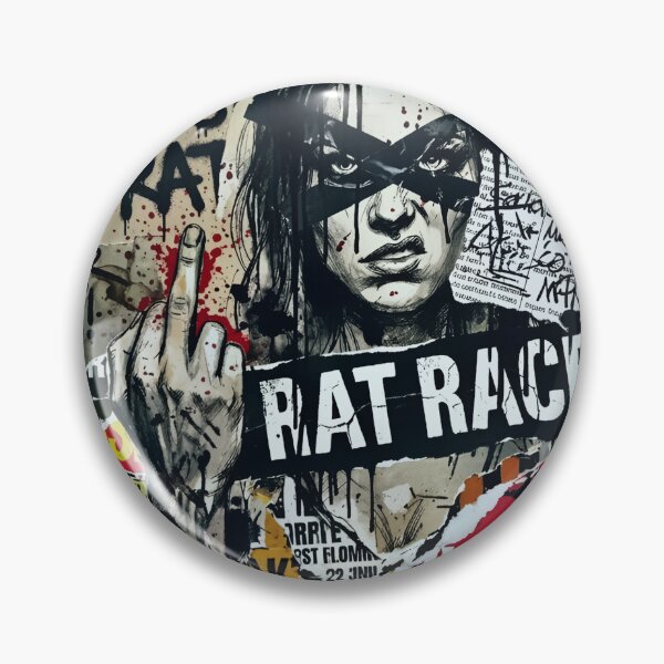 Item preview, Rat Race Anti System Collage Street Art designed and sold by Neer arts.