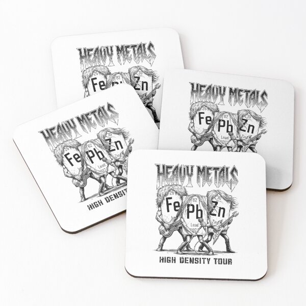 Item preview, Heavy Metals Funny Chemistry Periodic Table Of Elements Band designed and sold by GrandeDuc.