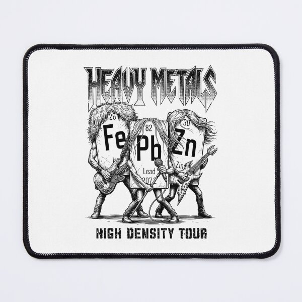 Item preview, Heavy Metals Funny Chemistry Periodic Table Of Elements Band designed and sold by GrandeDuc.