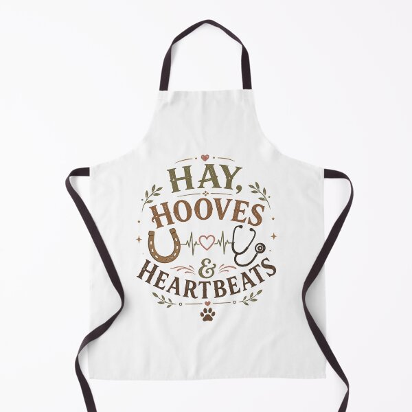 Item preview, Hay Hooves and Heartbeats - Horse Veterinarian Gift - Equine Vet Tech Design designed and sold by batoot1.