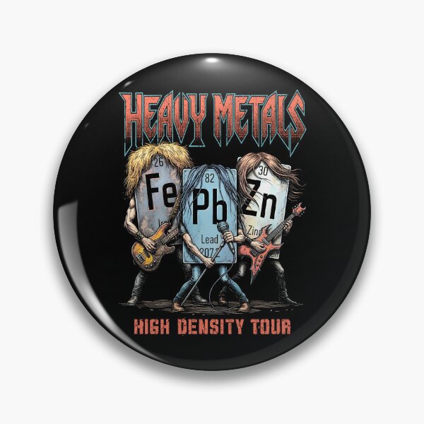 Item preview, Heavy Metals Funny Chemistry Periodic Table Of Elements Band designed and sold by GrandeDuc.