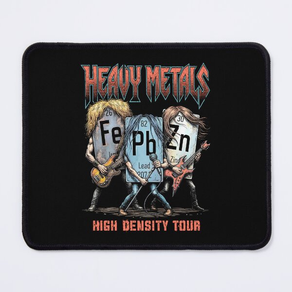 Item preview, Heavy Metals Funny Chemistry Periodic Table Of Elements Band designed and sold by GrandeDuc.