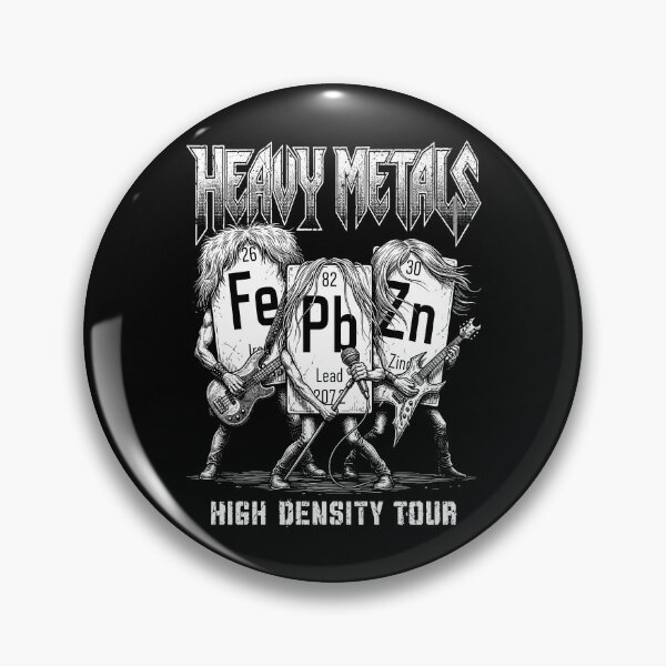 Item preview, Heavy Metals Funny Chemistry Periodic Table Of Elements Band designed and sold by GrandeDuc.