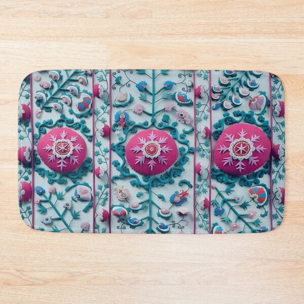 Item preview, Lakai Suzani Uzbekistan Embroidery Print designed and sold by Vicky Brago-Mitchell®.