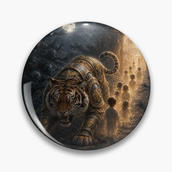 Item preview, Roar and Claws of the Golden Gates Guardian designed and sold by nikkolaus.