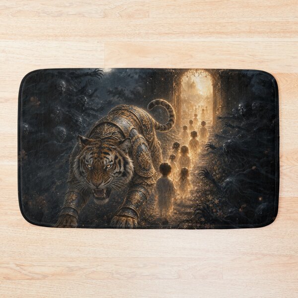 Item preview, Roar and Claws of the Golden Gates Guardian designed and sold by nikkolaus.