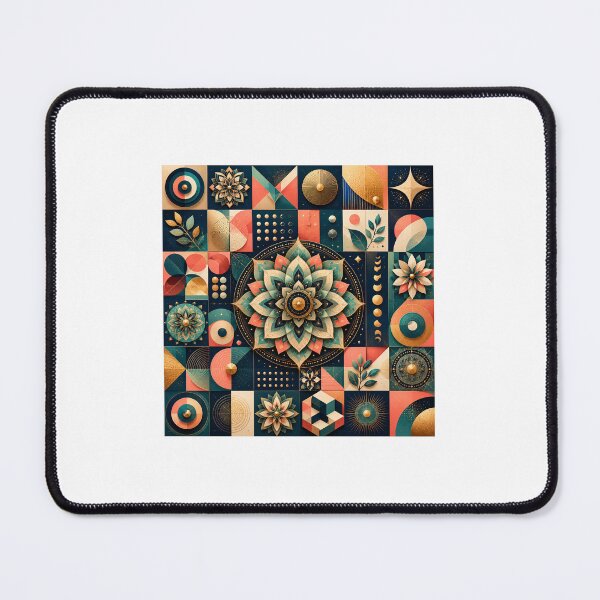 Item preview, Luxury Geometric Mandala Mosaic – Modern Boho Abstract Pattern designed and sold by KRiMi1210.