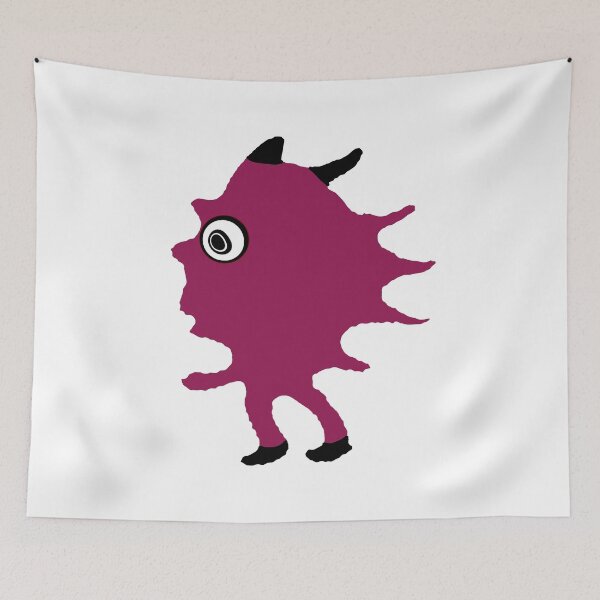Item preview, Maroon Ink Creature with One Eye designed and sold by AirCrayons27.