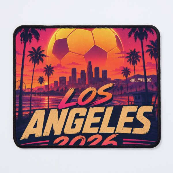 Item preview, Los Angeles 2026 Soccer Host City Sunset Fan Art designed and sold by Aram250.