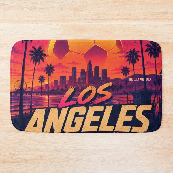 Item preview, Los Angeles 2026 Soccer Host City Sunset Fan Art designed and sold by Aram250.