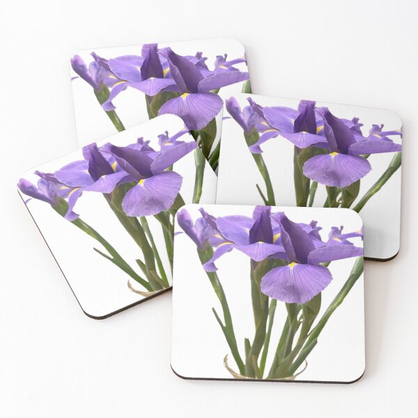 Item preview, Regal Purple Iris Bouquet with Long Stems Cutout designed and sold by BalkanBloom.