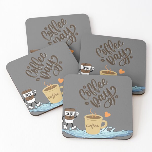 Item preview, Is It Coffee Day Vintage Hand Lettered Cafe Art designed and sold by Divichan.
