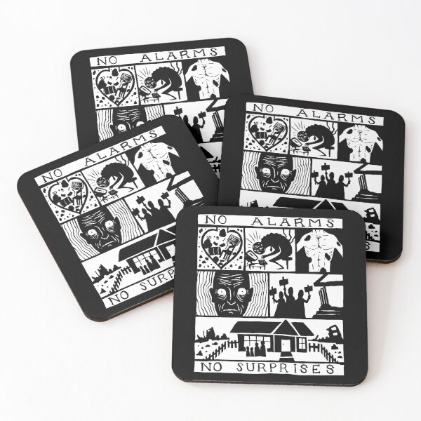Item preview, No Surprises - Illustrated Lyrics designed and sold by bangart.
