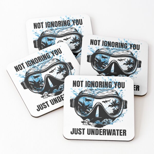 Item preview, Not Ignoring you. Just Underwater designed and sold by gomood.