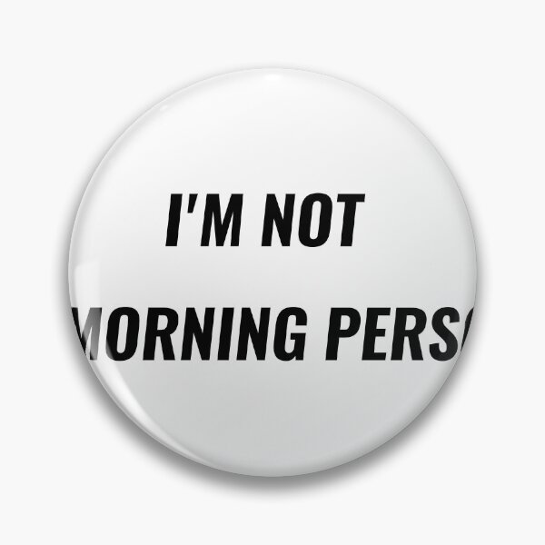Item preview, I'm Not A Morning Person T-Shirt – Funny Office Tee | Uncle Jichuan designed and sold by Uncle-Jichuan.