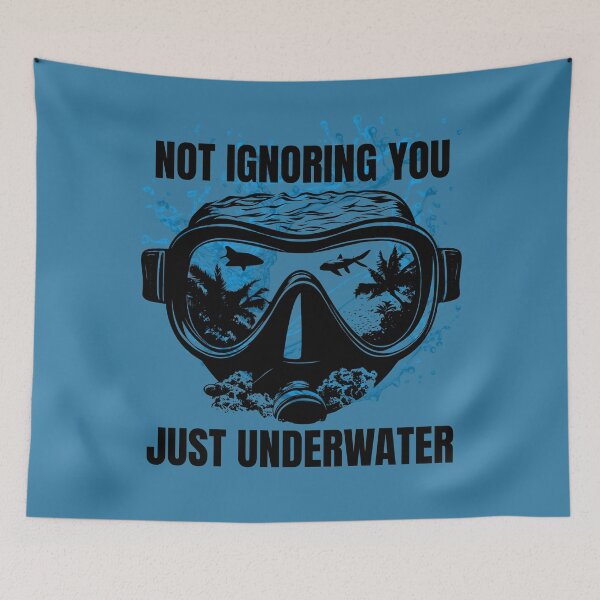 Item preview, Not Ignoring you. Just Underwater designed and sold by gomood.