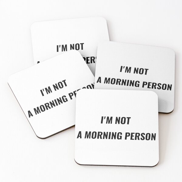 Item preview, I'm Not A Morning Person T-Shirt – Funny Office Tee | Uncle Jichuan designed and sold by Uncle-Jichuan.