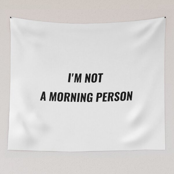 Item preview, I'm Not A Morning Person T-Shirt – Funny Office Tee | Uncle Jichuan designed and sold by Uncle-Jichuan.