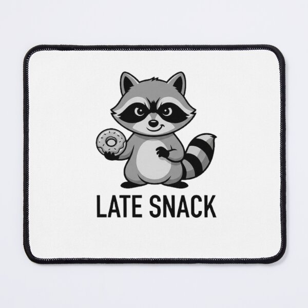 Item preview, Cute Raccoon Eating A Glazed Donut designed and sold by GiggleInkTees.