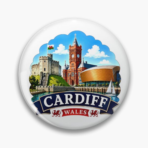 Item preview, Cardiff, Wales designed and sold by Myra365Art.