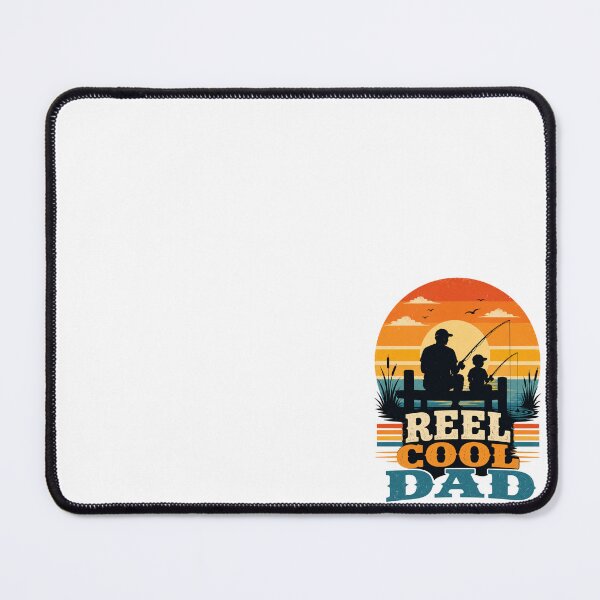 Item preview, Vintage REEL Cool DAD Fishing Badge - Funny Father's Day Gift for Dads designed and sold by Arbacus.