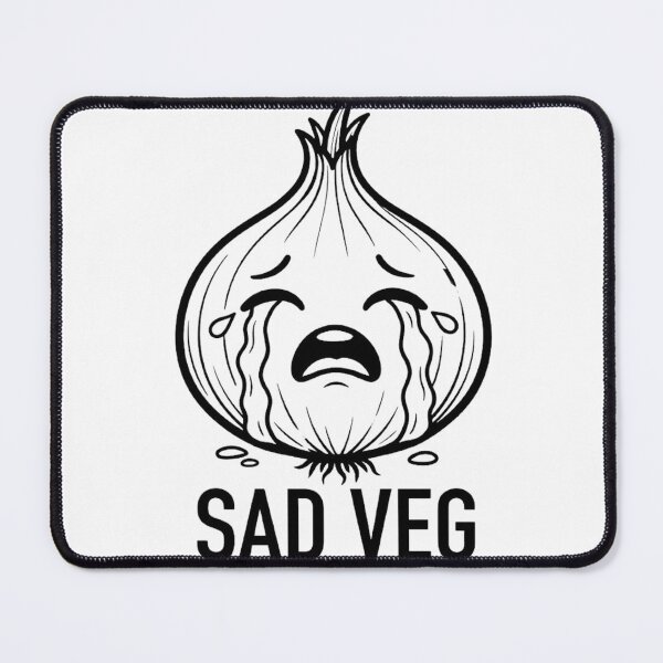 Item preview, Crying Onion Sketch Sad Veg Design designed and sold by GiggleInkTees.
