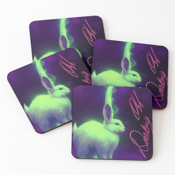 Item preview, Darling Swan Bunny - Cult Horror Book Art designed and sold by y2kponyclub.