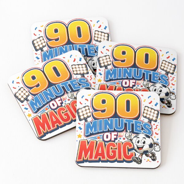 Item preview, 90 Minutes of Magic | Funny Football Cartoon Sticker | Soccer Fan Design designed and sold by M.Store.