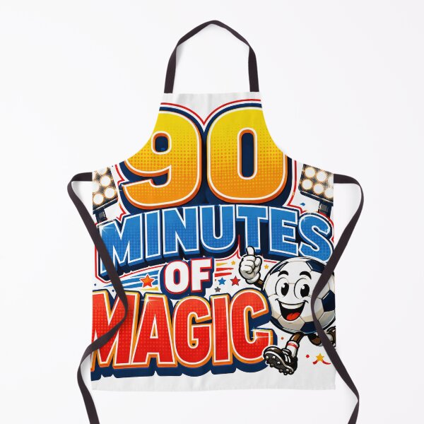 Item preview, 90 Minutes of Magic | Funny Football Cartoon Sticker | Soccer Fan Design designed and sold by M.Store.
