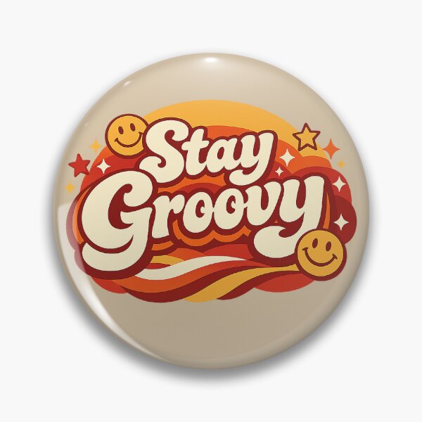 Item preview, Stay Groovy – Retro 70s Good Vibes Typography designed and sold by slikar.
