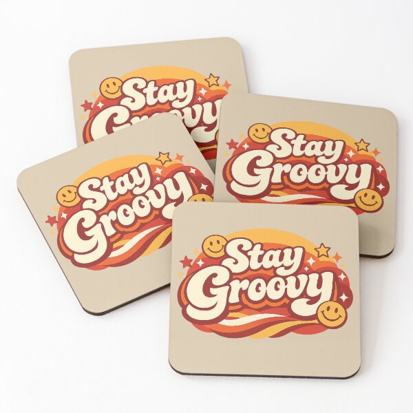 Item preview, Stay Groovy – Retro 70s Good Vibes Typography designed and sold by slikar.