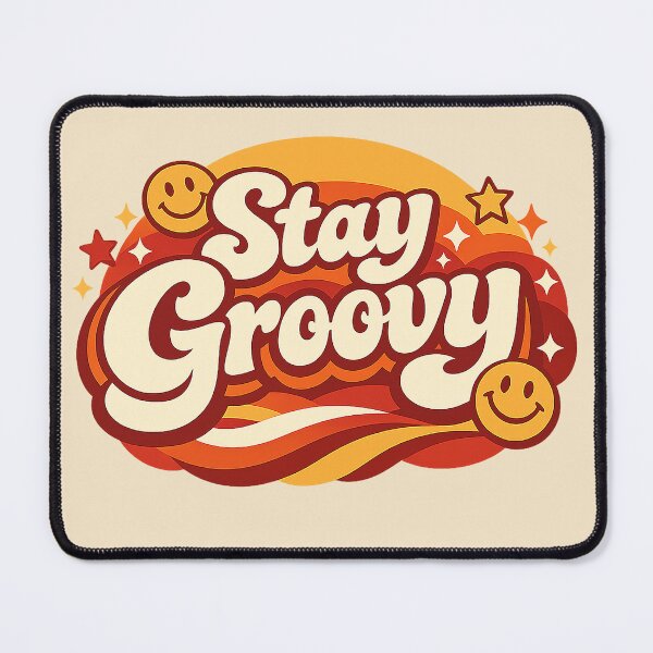 Item preview, Stay Groovy – Retro 70s Good Vibes Typography designed and sold by slikar.