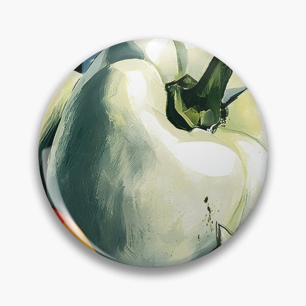 Item preview, Modern Harvest Geometry - White Bell Peppers Citrus Tones and Bold Contemporary Still Life Color designed and sold by OlfactoART Studio.