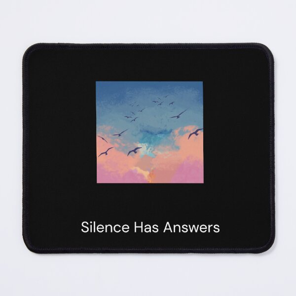 Item preview, Silence Has Answers Birds Sky Minimal Spiritual Design designed and sold by ContigoART.