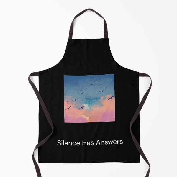 Item preview, Silence Has Answers Birds Sky Minimal Spiritual Design designed and sold by ContigoART.