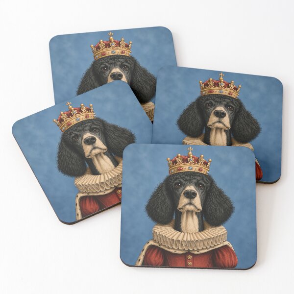 Item preview, Poodle King Portrait designed and sold by prettykaler.