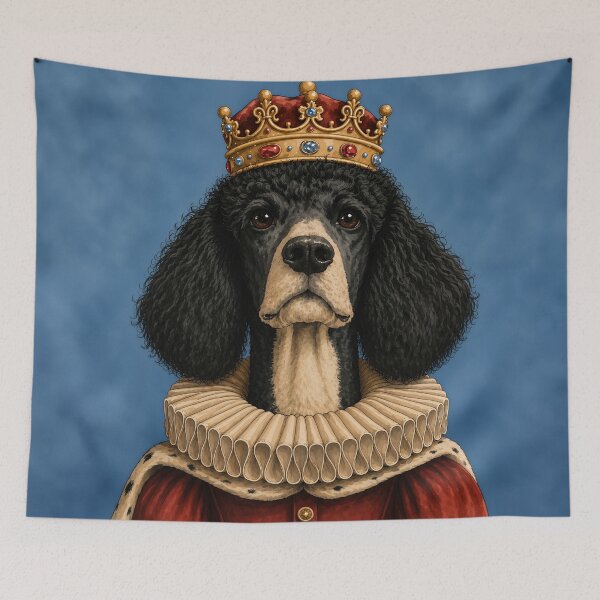 Item preview, Poodle King Portrait designed and sold by prettykaler.