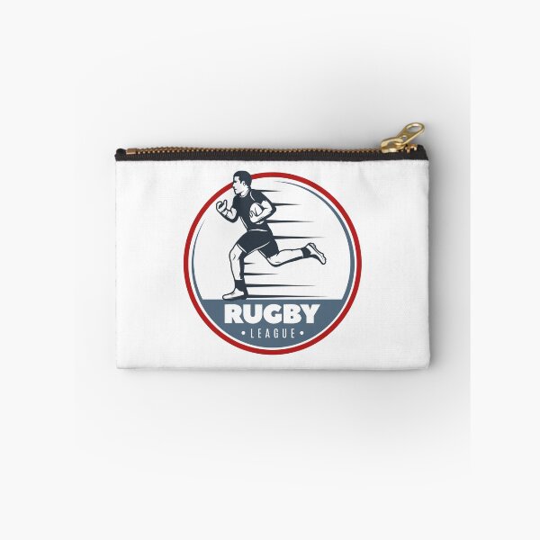 Item preview, Vintage Rugby League Running Player Circle Badge designed and sold by topprinting.