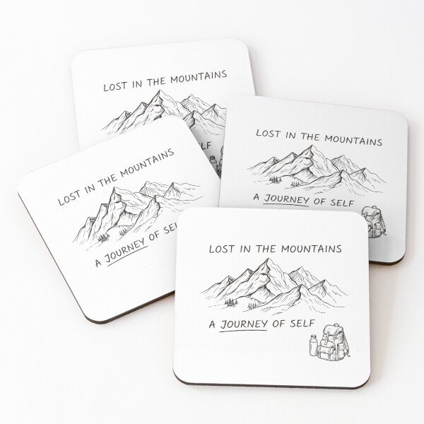 Item preview, Lost In Mountains Journey Of Self designed and sold by GiggleInkTees.