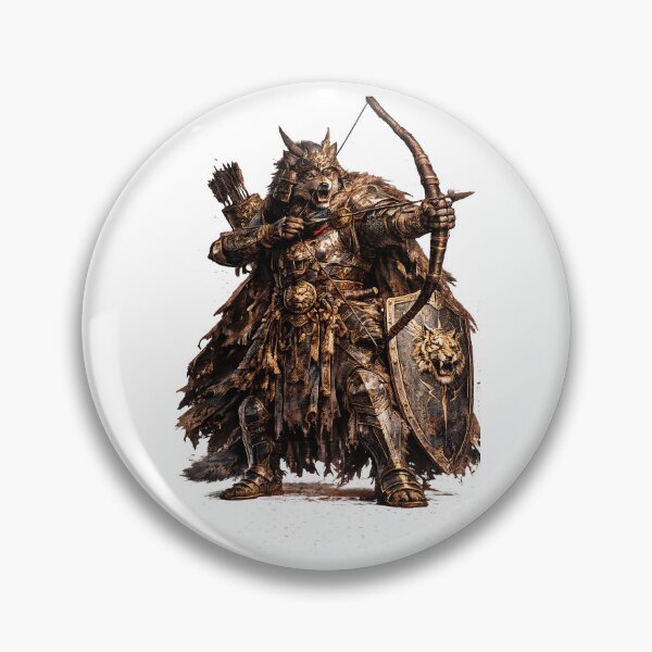 Item preview, Wolf Samurai Archer designed and sold by FyreHorse Designs.