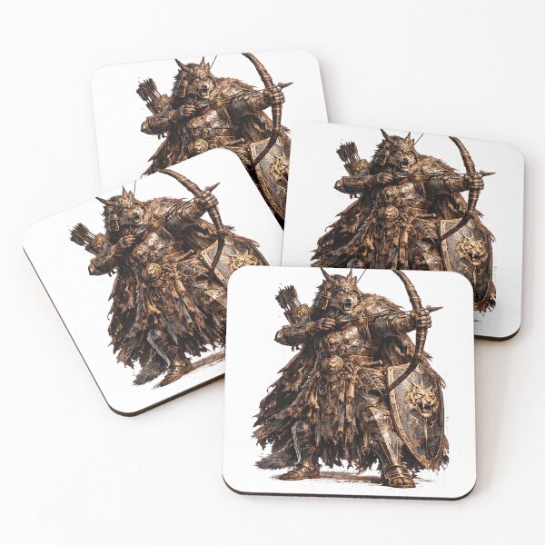 Item preview, Wolf Samurai Archer designed and sold by FyreHorse Designs.