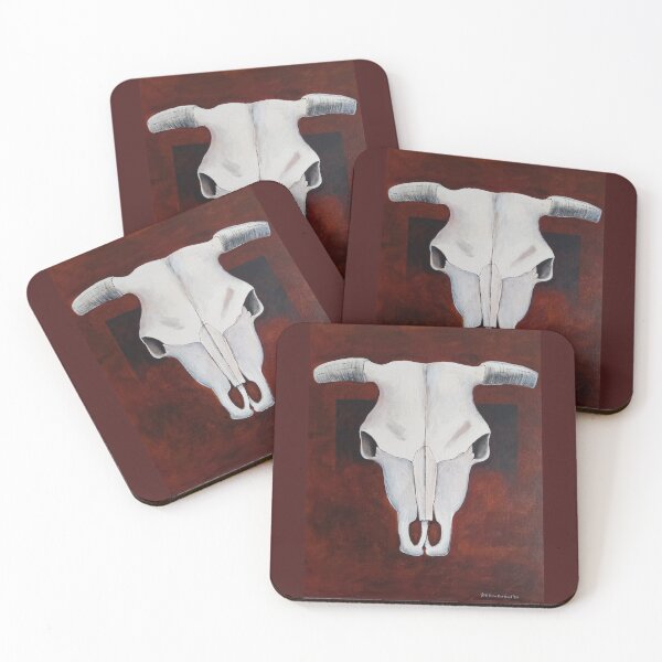 Item preview, In Remembrance of My Stolen Etching - Cow Skull II designed and sold by VictoriaAugust.