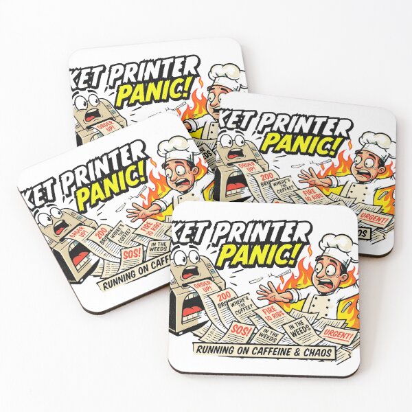 Item preview, Ticket Printer Panic Kitchen Humor designed and sold by BrewChef.