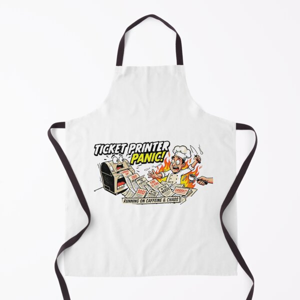 Item preview, Ticket Printer Panic Kitchen Humor designed and sold by BrewChef.
