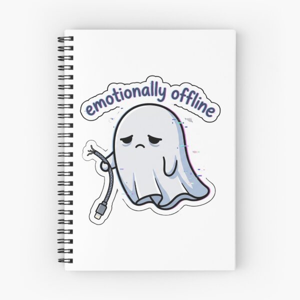Item preview, Emotionally Offline Ghost designed and sold by Elviqus Shop.